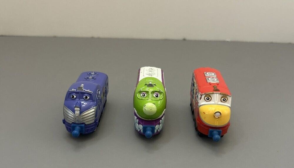 Chuggington Diecast Train Engine Learning Curve 2010 Lot of 3